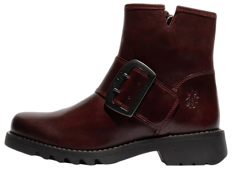 Fly London Women's RILY991FLY Ankle Boot, Wine, 2.5 UK