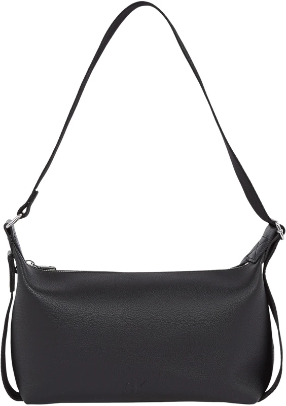 Calvin Klein Women's Over Webbing Elegant Shoulder Bag, Black (Black), One Size