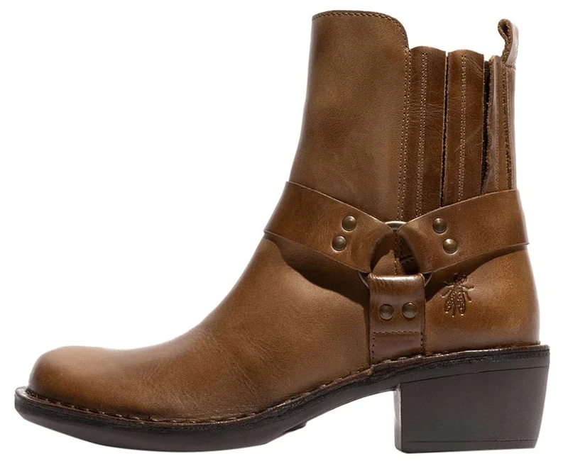 Fly London Women's MEBI123FLY Ankle Boot, Camel, 2.5 UK