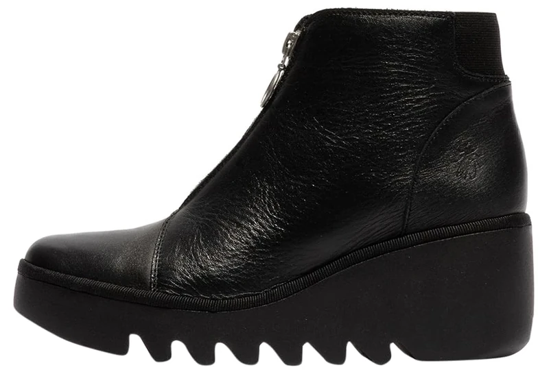 Fly London Women's BAAZ537FLY Ankle Boot, Black, 6 UK