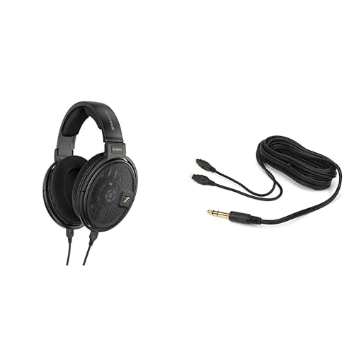 Sennheiser HD 660S2 Wired Audiophile Stereo Headphones & 3m Replacement Cable, Black