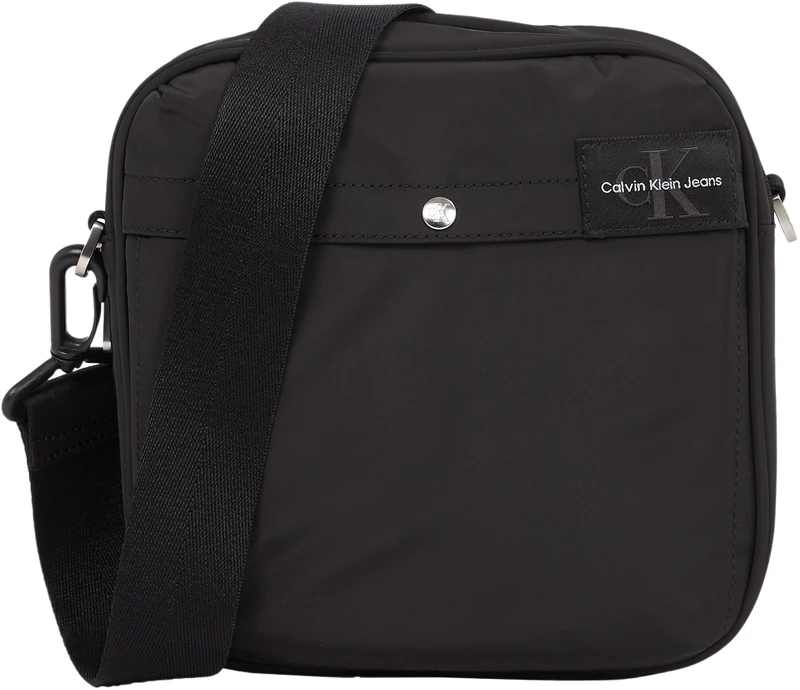 Calvin Klein Men’s Packable 2-in-1 Duffle Bag, Black (Black), One Size - Image 1