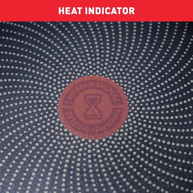 Tefal Induction Non-Stick Cookware Set, 5 Pcs - Black & Unlimited On, Premium Cookware, 28 cm Wok Pan, UK's Longest Lasting Non-Stick, Frying Pan, Heat Indicator, Induction Hob Compatible, Black