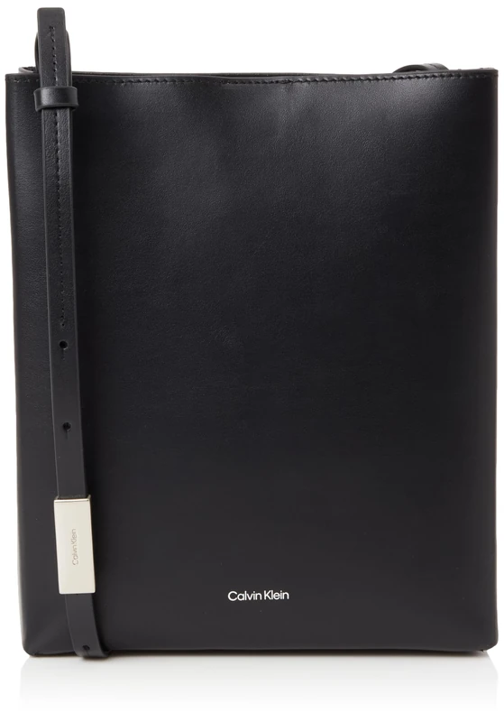 Calvin Klein Women's Leather Crossbody Bag - Black