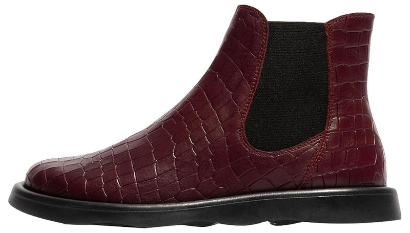 Fly London Women's TICH099FLY Ankle Boot, Burgundy, 3 UK