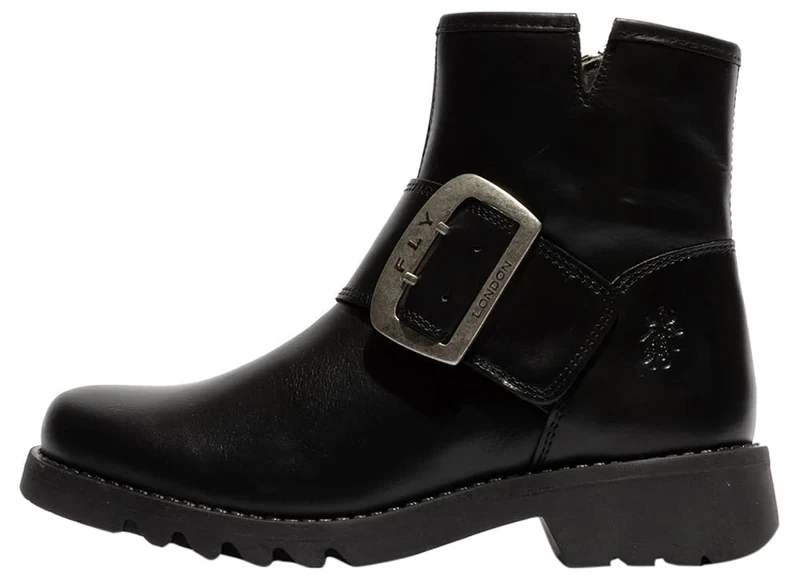 Fly London Women's RILY991FLY Ankle Boot, Black, 4 UK