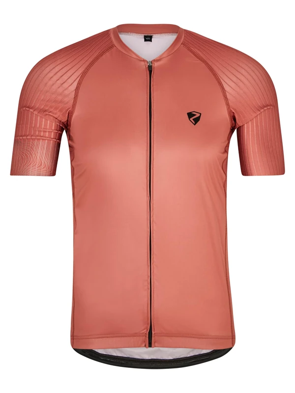 Ziener Nearo Men's Cycling Jersey - Mountain Bike/Road Bike - Breathable, Quick-Drying, Elastic, Short Sleeve, Chestnut, 48