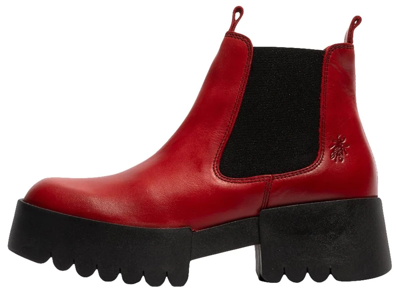 Fly London Womens Exia123fly Ankle Boot, Red, 9 UK