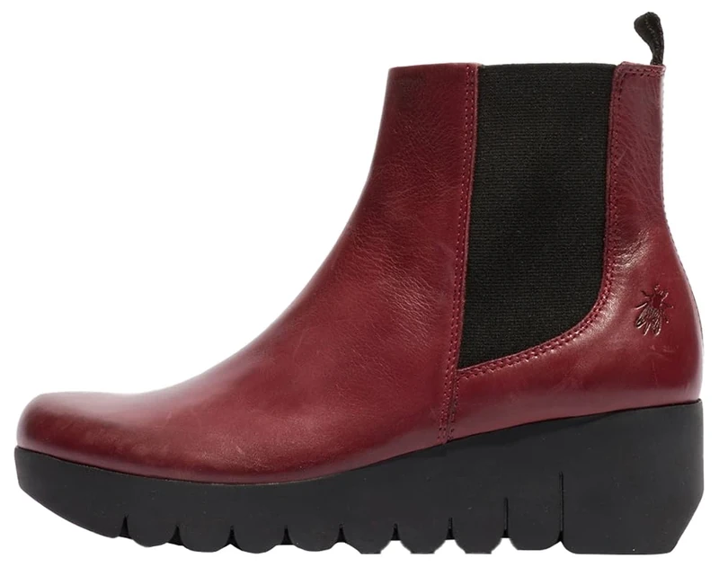 Fly London Women's VAZE177FLY Ankle Boot, Burgundy, 7 UK