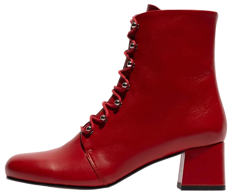 Fly London Women's SENK171FLY Ankle Boot, RED, 2.5 UK