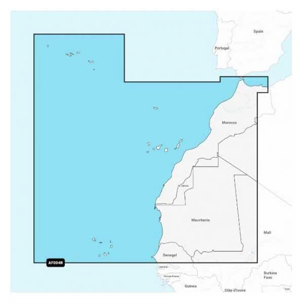Navionics GARMIN ITALY TECHNOLOGIES S.R.L. Other Nuevo 2024-NAAF004R - Canarias-Norte DE ÁFRICA-CANARIAS-AF004R-REGULAR NN-780, Multicoloured, One Size
