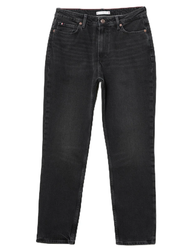 Tommy Hilfiger Women’s Cigarette Slim Fit Jeans, Black (IRI), 28W/30L