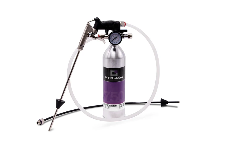 ERRECOM DPF Flush Gun, Specific Equipment for Cleaning Particulate Filter (FAP) and Catalyst