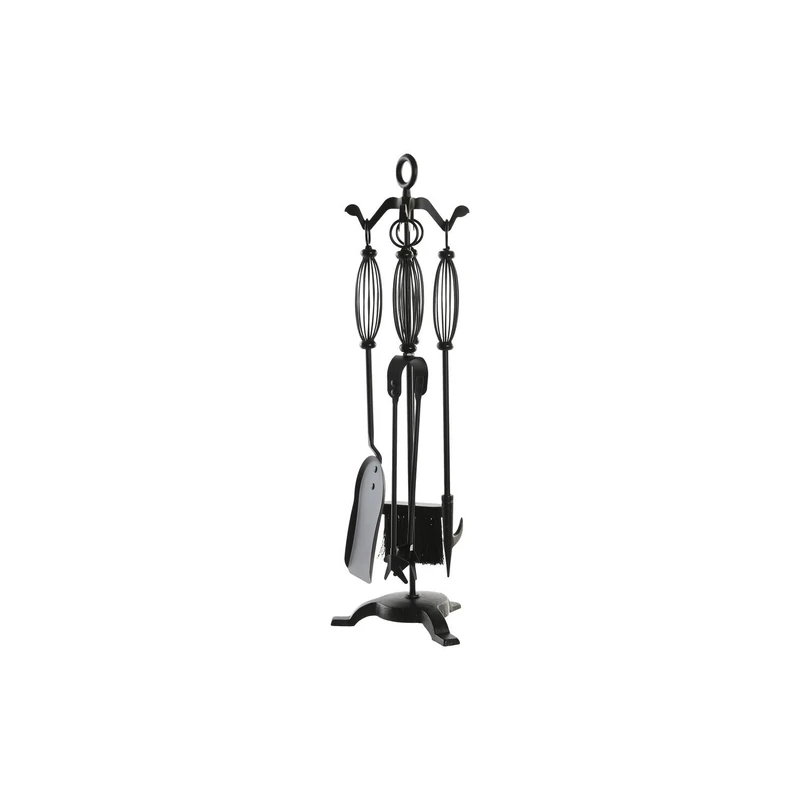 AlexandreHouse CHIMENEA Set of 4 Hierro Colade Maple 10 x 4 x 50 cm Black - Image 1