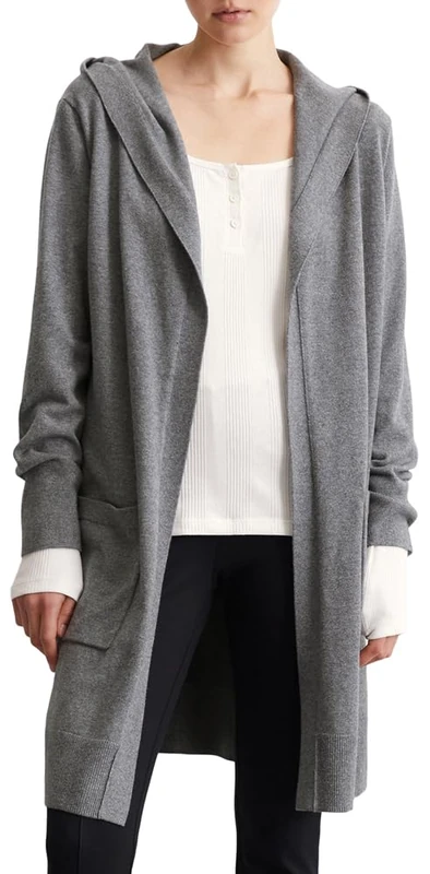 Marc O'Polo Women's 5000005116 Cardigan Sweater, Dark Shadow Melange, XS