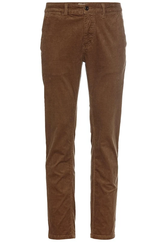 camel active Men's Herren Slim Fit Cord Chino Braun, Menswear-38/34 Trouser, Brown, 38 W/34 L