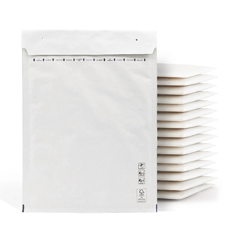 m-office Bubble Mailers Bubble Envelopes White Bubble Mailers Assorted Sizes Bubble Envelopes Bubble Envelopes m-office (270x360mm, Pack of 100)