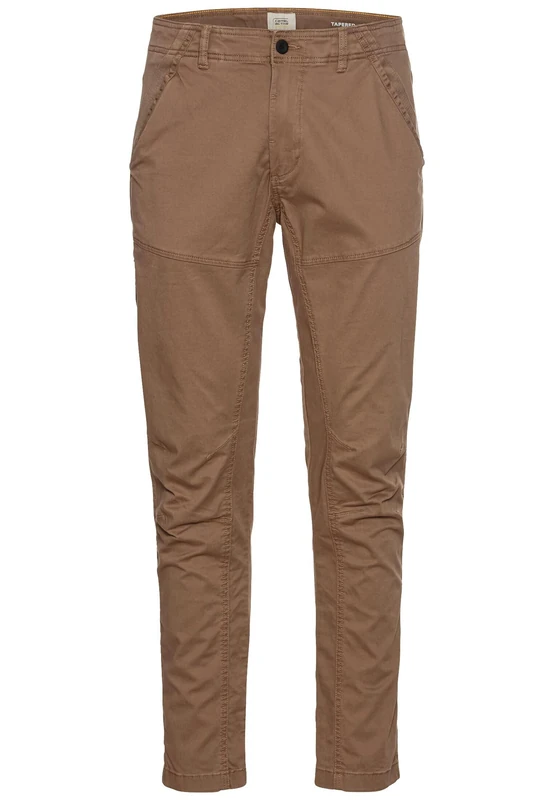 camel active Men's Herren Tapered Fit Chino Braun, Menswear-33/34 Trouser, Brown, 33 W/34 L