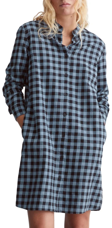 Marc O'Polo Women's 5000005186 Dress, Dark Grey_Multi_01, S