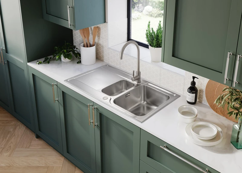 Rangemaster ICN9502/ ICONICA 950508 1.5B S/S Sink, Stainless