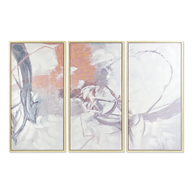 Cuadro Set of 3 LIENZO PS 180X4X120 Abstract - Image 1