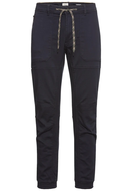camel active Men's Tapered Fit Explorer Chino, Midnight Blue, 34 W/34 L - Image 1