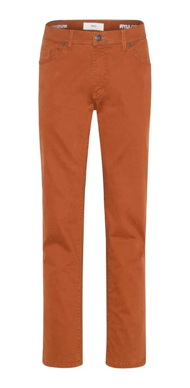 BRAX Men's Style Cadiz Five-Pocket Marathon-qualität Trouser, Rust, 42 W/36 L