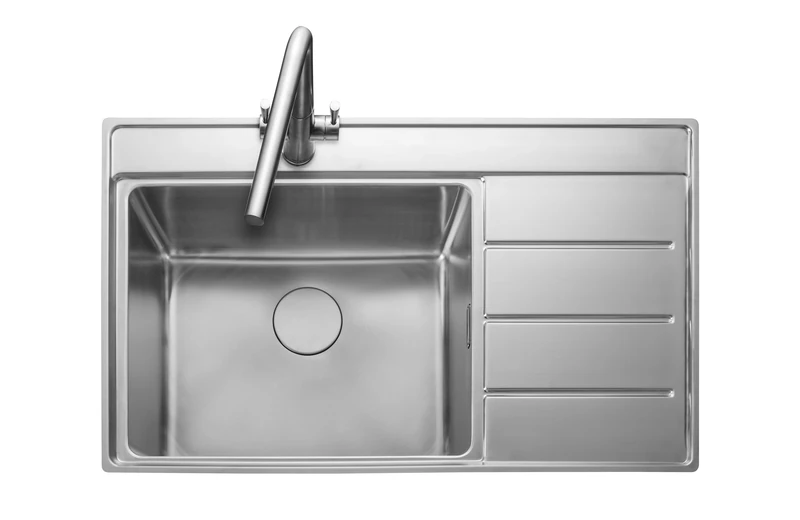 Rangemaster BST8601R/ Boston 860520 1.0B Sink RHD S/S, Stainless
