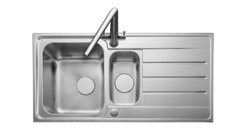 Rangemaster OAK1052/ Oakland 1000500 1.5B S/S INC.Waste Sink, Stainless