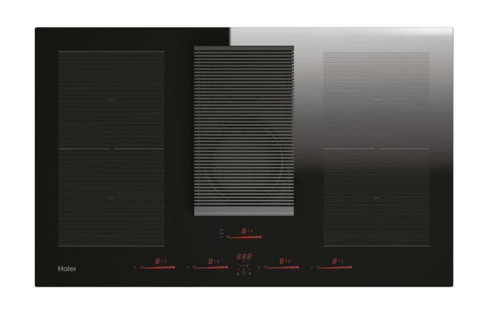 Haier I-Dual Series 6 HAIH8IFMCF Venting Induction Hob - Black - For Ducted/Recirculating Ventilation