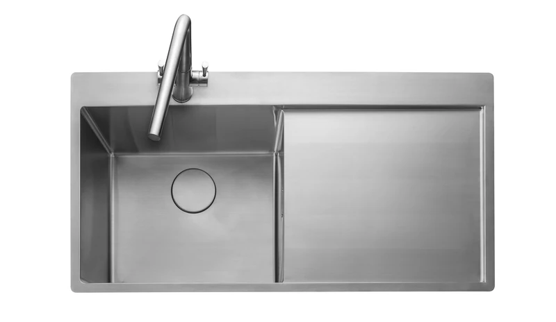 Rangemaster CSM9601R/ Cosmo 960500 1.0B RHD S/S Sink, Stainless