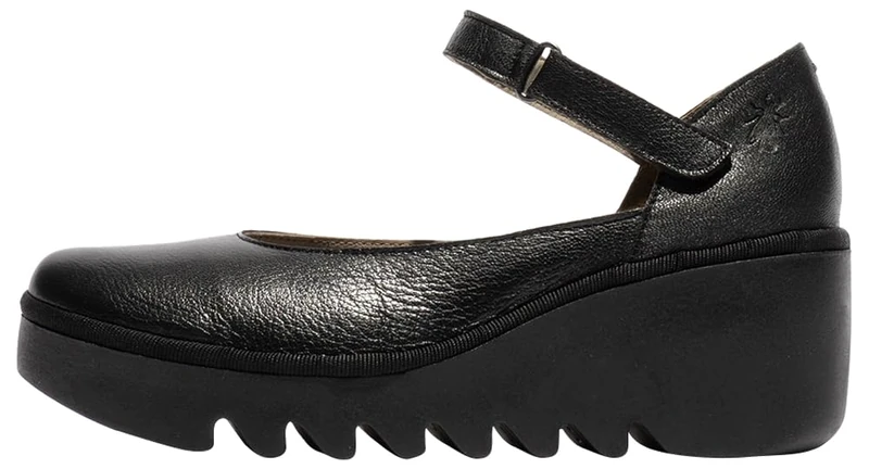 Fly London Womens Bawo543fly Mary Jane Flat, Black, 4 UK