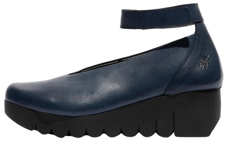Fly London Womens Vily161fly Mary Jane Flat, Navy, 9 UK