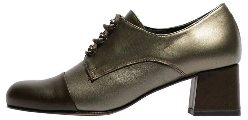 Fly London Women's SARE173FLY Moccasin, Graphite/Military, 5 UK