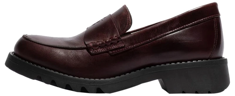 Fly London Women's RIXI112FLY Moccasin, Wine, 2.5 UK
