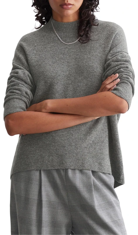 Marc O'Polo Denim Women's Elegant Knitted Jumper with Stand-Up Collar, 0472, XXS