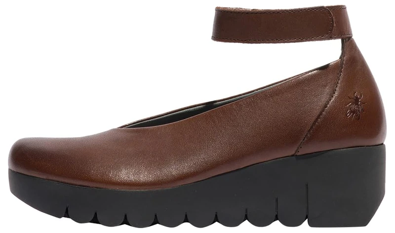 Fly London Womens Vily161fly Mary Jane Flat, Brown, 5 UK