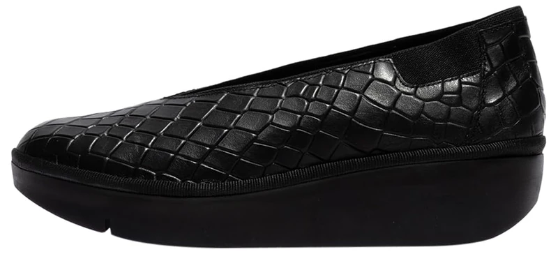 Fly London Women's JURY470FLY Loafer, Black, 3 UK