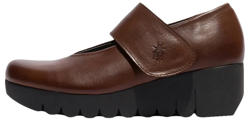 Fly London Womens Vari188fly Mary Jane Flat, Brown, 4 UK