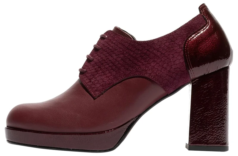 Fly London Women's EZIK180FLY Uniform Dress Shoe, Burgundy, 4 UK