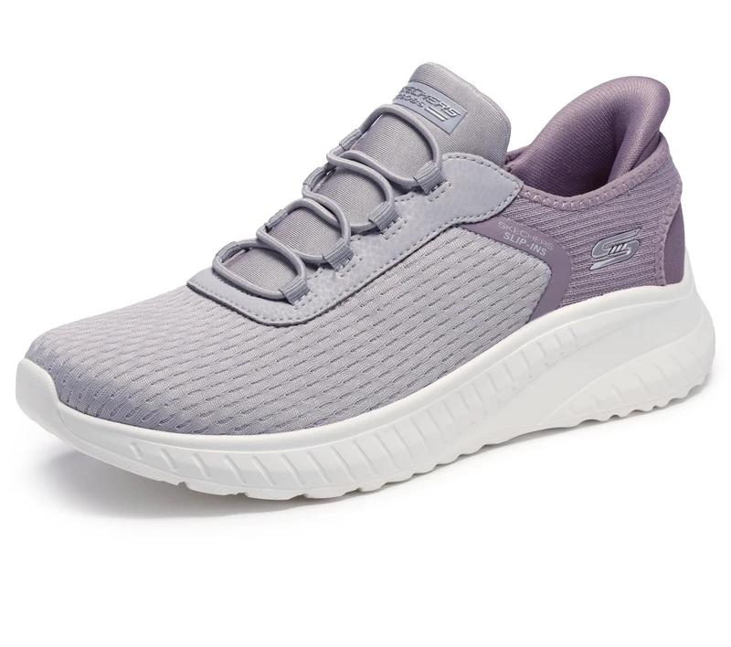 Skechers Women's Hands Free Slip-ins Bobs Squad Chaos-in Color Sneaker, Lav, 11