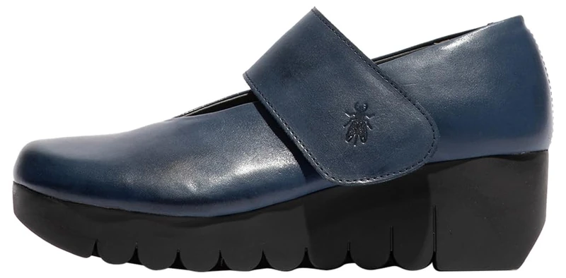 Fly London VARI188FLY Navy - Women's Leather Mary Janes