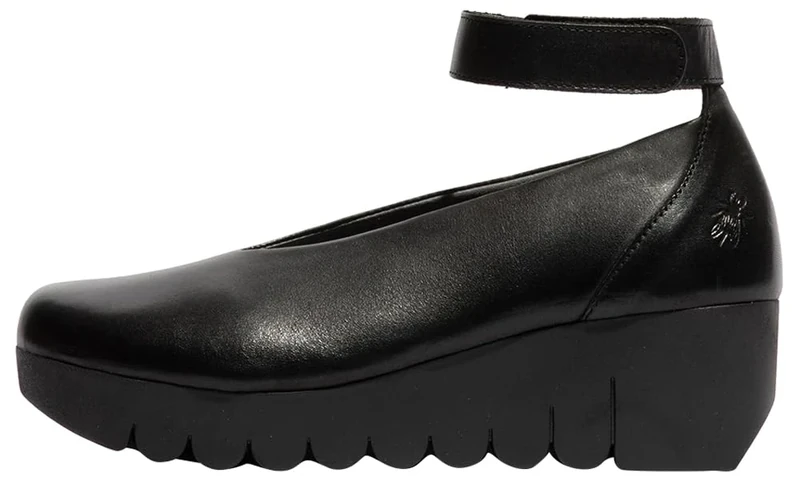 Fly London Womens Vily161fly Mary Jane Flat, Black, 8 UK