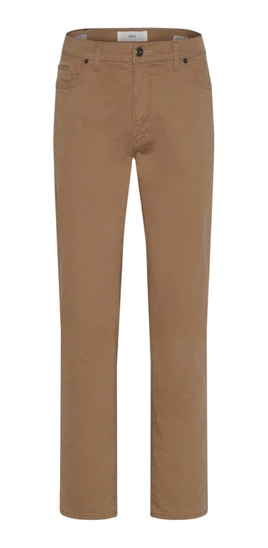 BRAX Style Cadiz Men's Marathon Five-Pocket Trousers in Cadiz Style, Sand, 36 W/30 L
