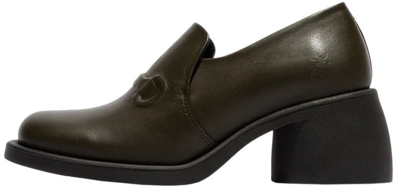 Fly London Women's HOIL137FLY Loafer, Military, 5 UK