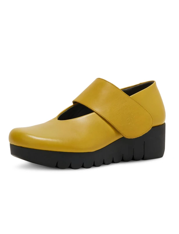 Fly London Womens Vari188fly Mary Jane Flat, Mustard, 9 UK