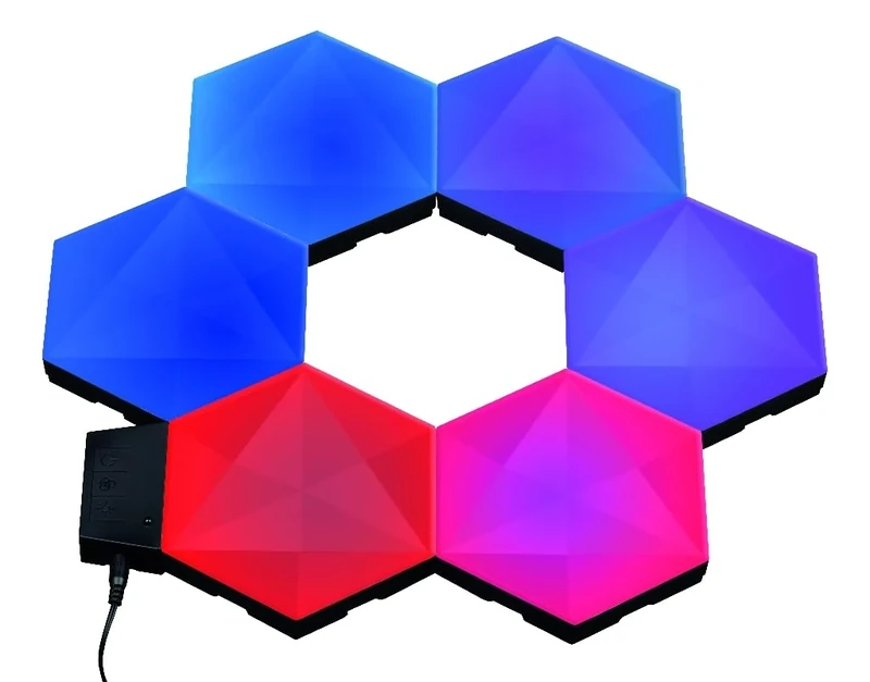 Konix Gaming LED Beleuchtungspack Inferno 13,2 x 15,1 cm - RGBIC Beleuchtung - Musiksynchronisation - Kompatibel mit Smart Home Alexa und Google Home - Image 1