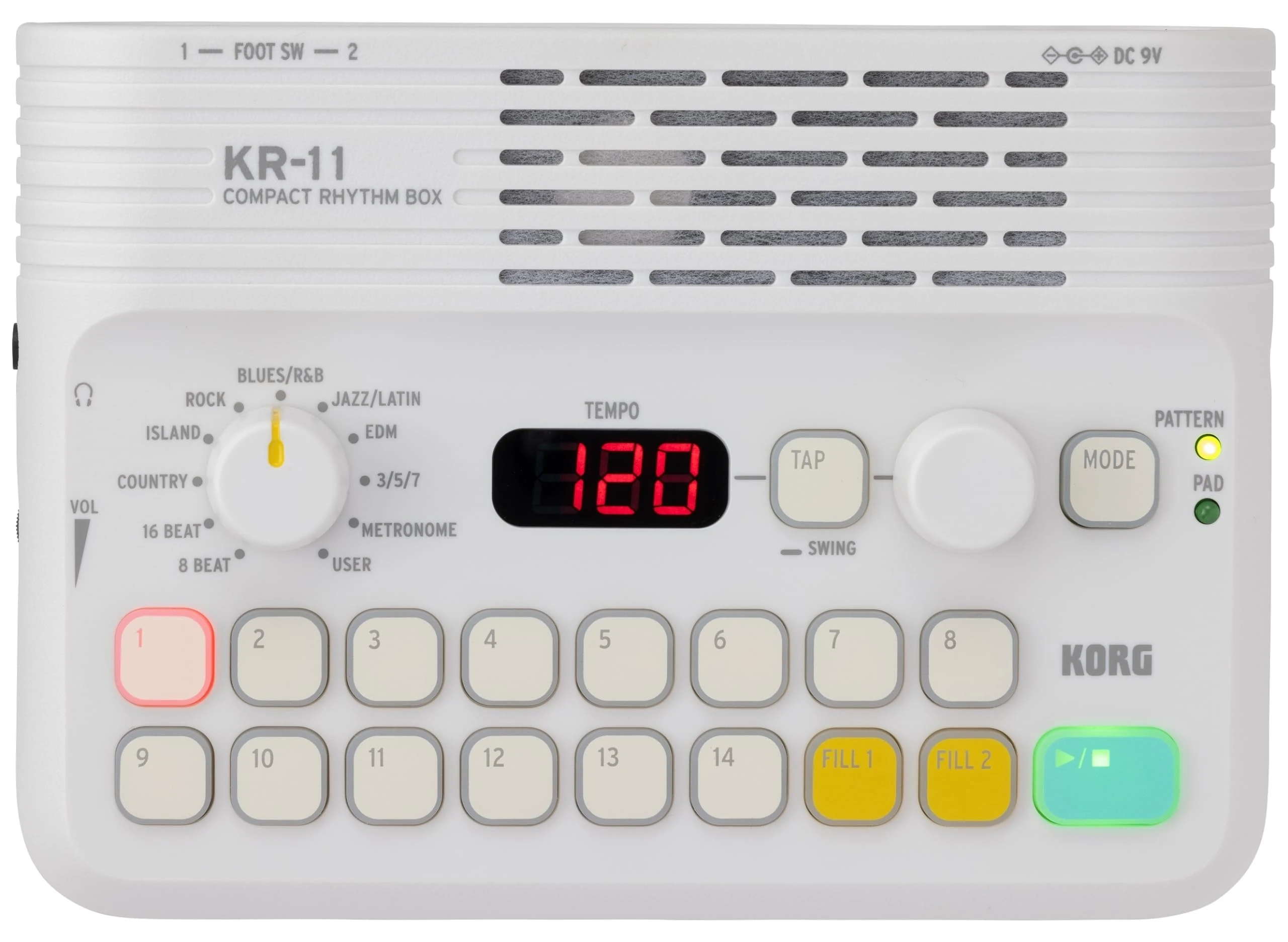 Korg KR-11 - Compact Rhythm Box Drum Machine