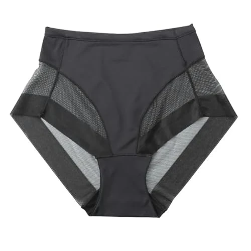 CBLdF Underwear Women Womens Slimming Panties High Waist Tummy Control Briefs Female Trainer Shaping Underpants S-Xl-Black-L-1Pc