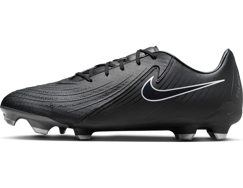 Nike Phantom Gx II Academy Fg/Mg Football Shoe Black/Black 10.5